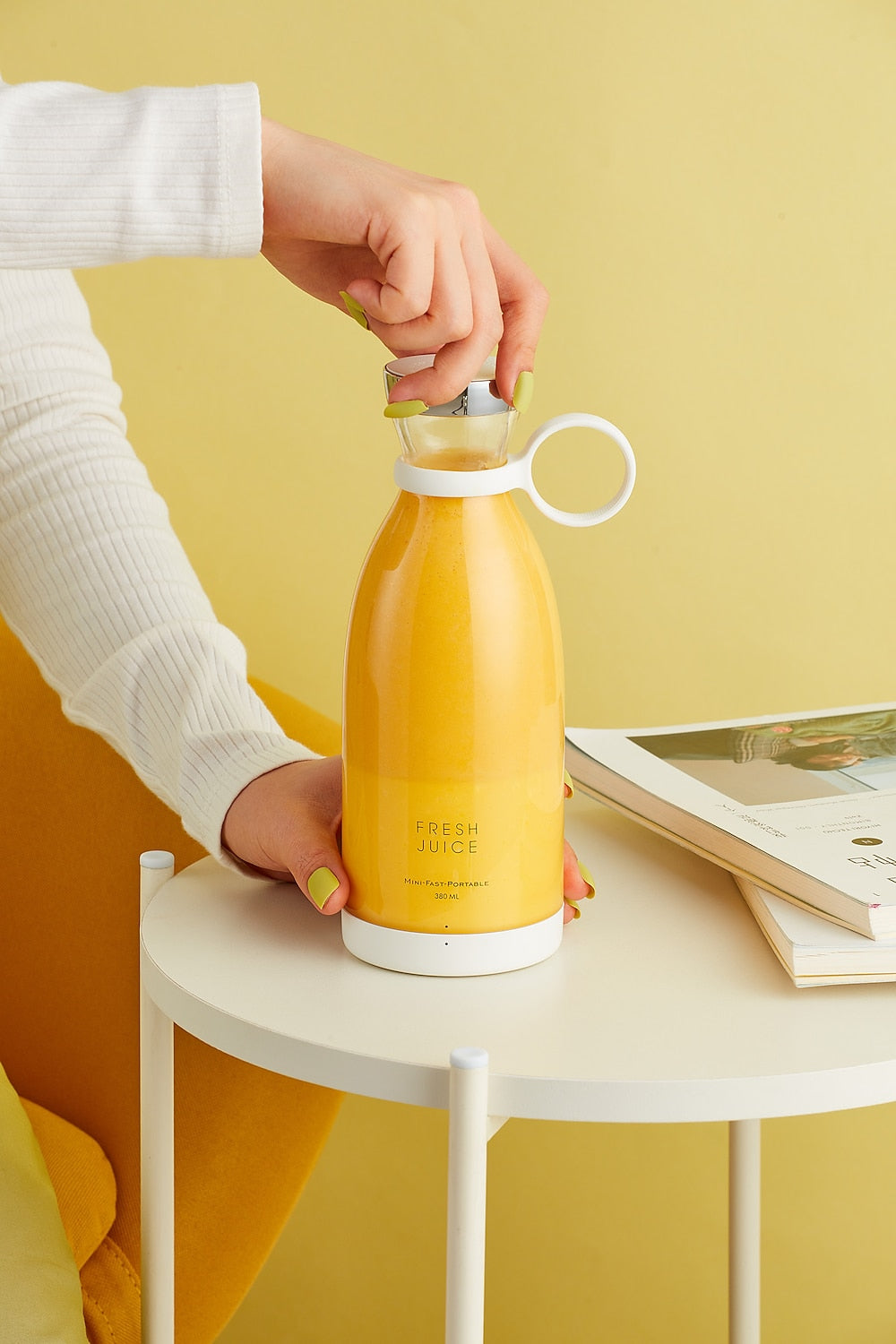 Portable Blender Bottle By Wellness Muse